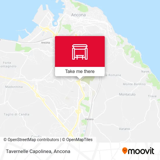 Tavernelle Capolinea map