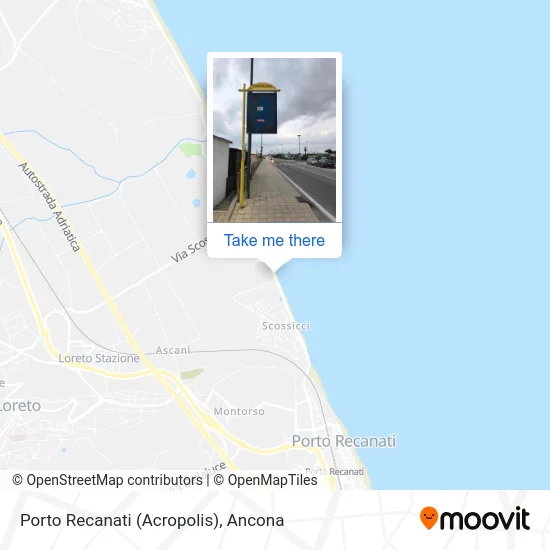 Porto Recanati (Acropolis) map