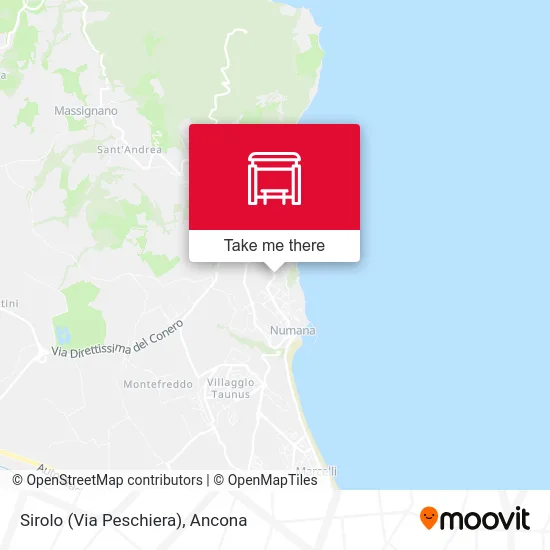 Sirolo (Peschiera Street) map