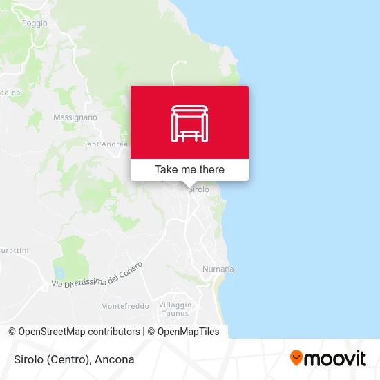 Sirolo (Center) map