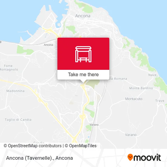 Ancona (Tavernelle) map