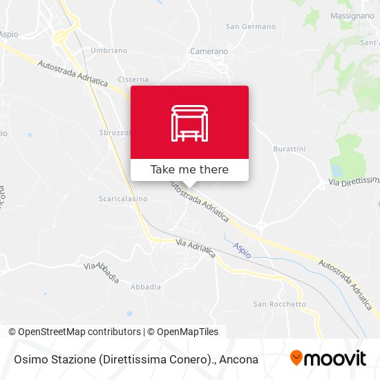 Osimo Stazione (Direttissima Conero). map