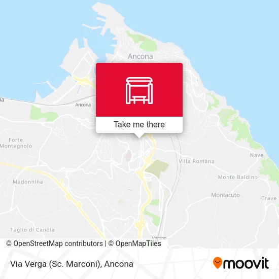 Via Verga (Sc. Marconi) map