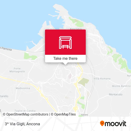 3^ Via Gigli map