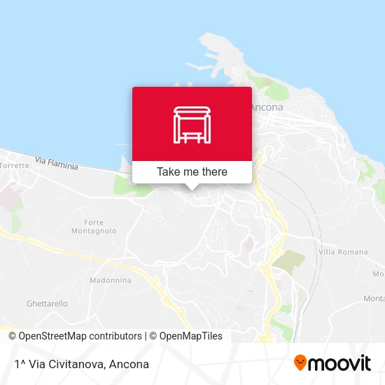 1^ Via Civitanova map