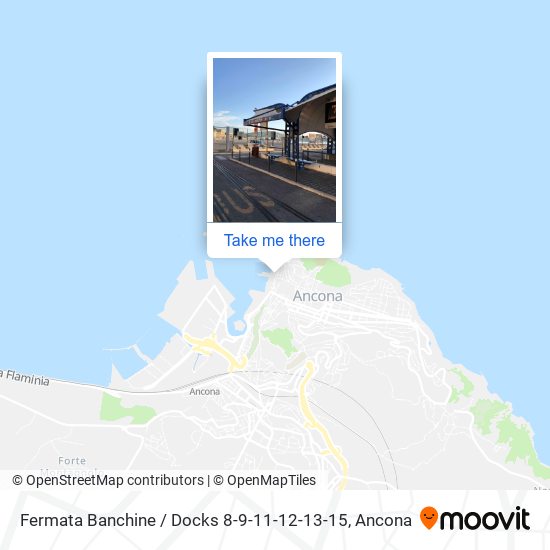 Fermata Banchine / Docks 8-9-11-12-13-15 map