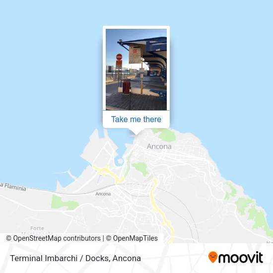 Terminal Imbarchi / Docks map