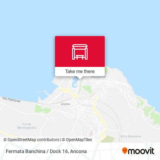 Fermata Banchina / Dock 16 map