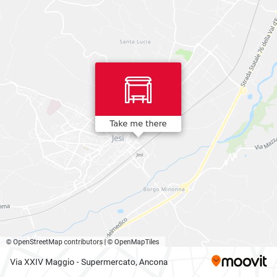 Via XXIV Maggio - Supermercato map