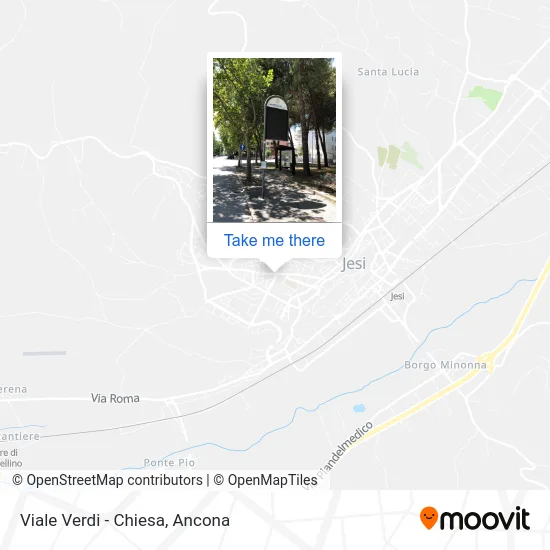 Verdi Avenue - Church map