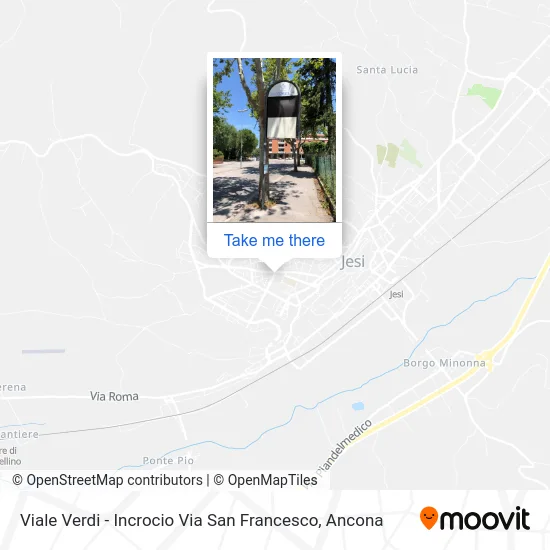 Viale Verdi - Incrocio Via San Francesco map