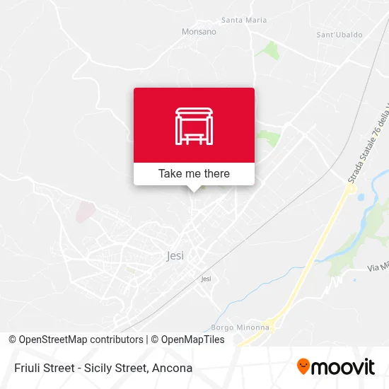 Friuli Street - Sicily Street map