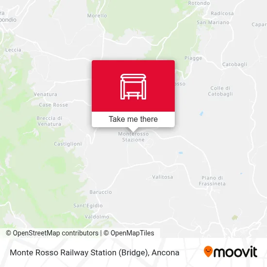 Monte Rosso Railway Station (Bridge) map