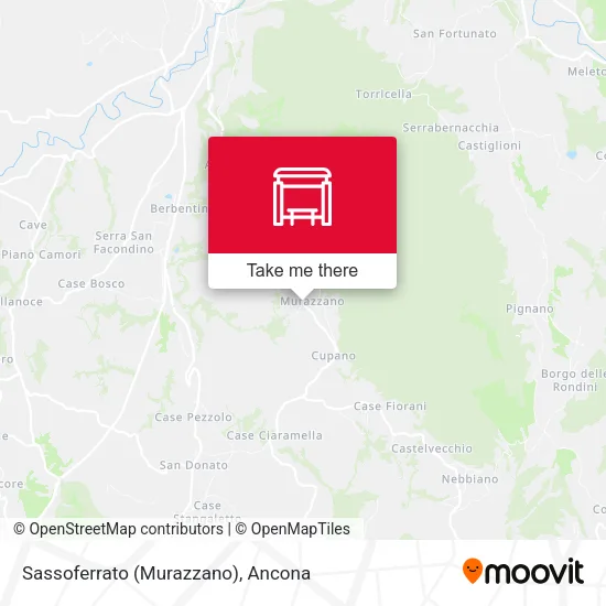 Sassoferrato (Murazzano) map