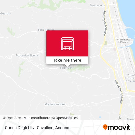Conca Degli Ulivi-Cavallino map