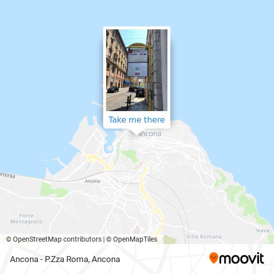 Ancona - P.Zza Roma map