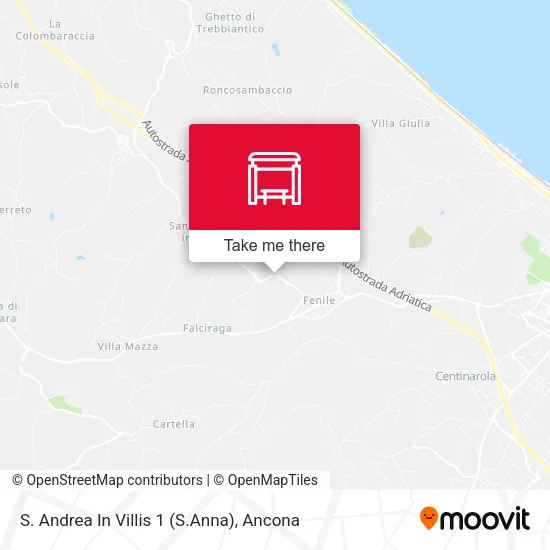 S. Andrea In Villis 1 (S.Anna) map