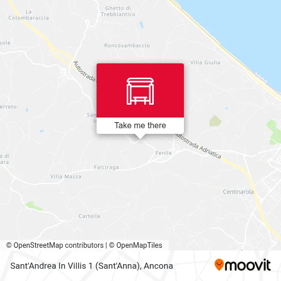 Sant'Andrea In Villis 1 (Sant'Anna) map