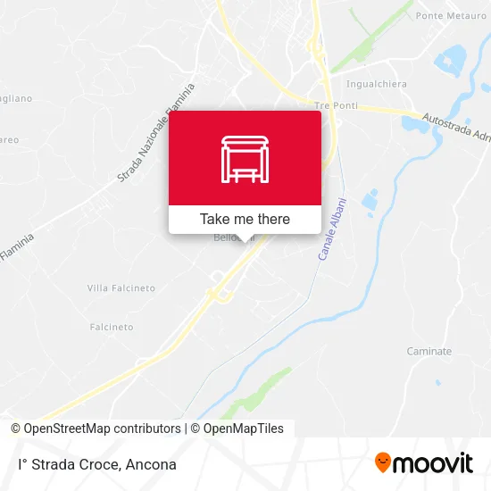 I° Strada Croce map