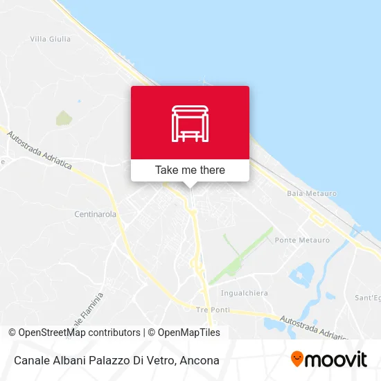 Canale Albani  Palazzo Di Vetro map