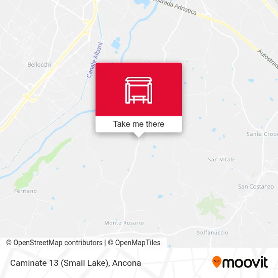 Caminate 13 (Small Lake) map