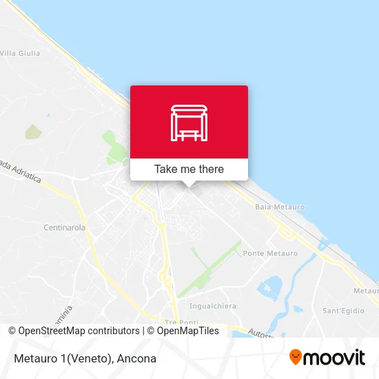 Metauro 1(Veneto) map