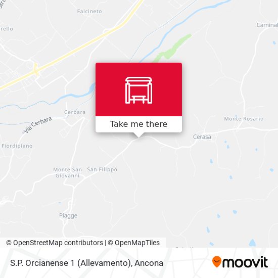S.P. Orcianense 1 (Allevamento) map