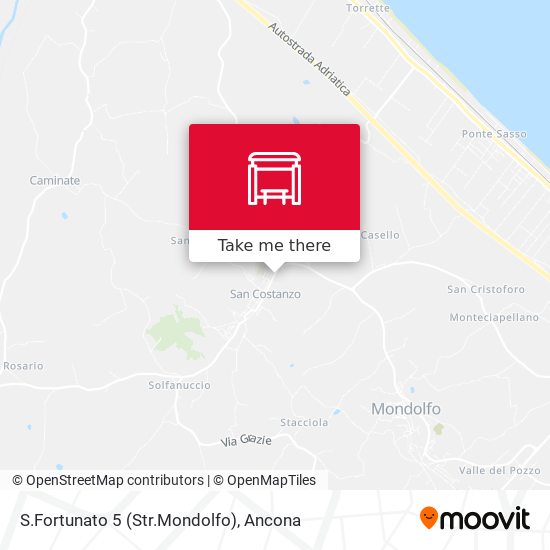 S.Fortunato 5 (Str.Mondolfo) map