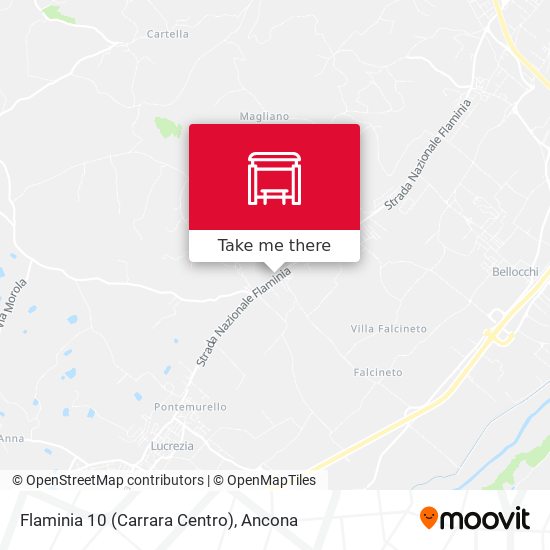 Flaminia 10 (Carrara Centro) map