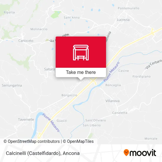 Calcinelli (Castelfidardo) map