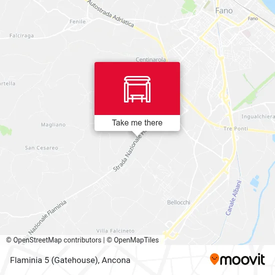 Flaminia 5 (Gatehouse) map