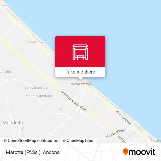 Marotta (Train Station) map