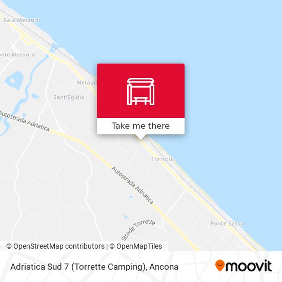 Adriatica Sud 7 (Torrette Camping) map