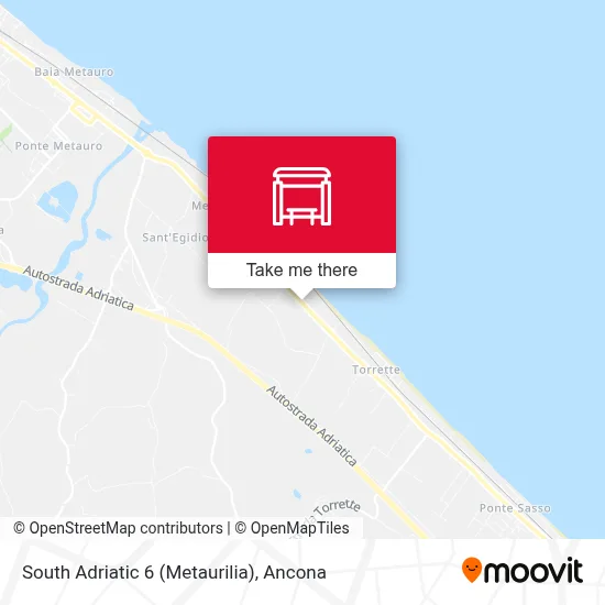 South Adriatic 6 (Metaurilia) map