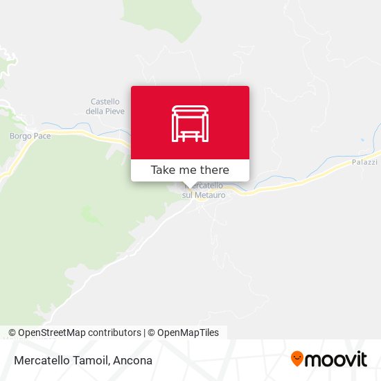 Mercatello Tamoil map