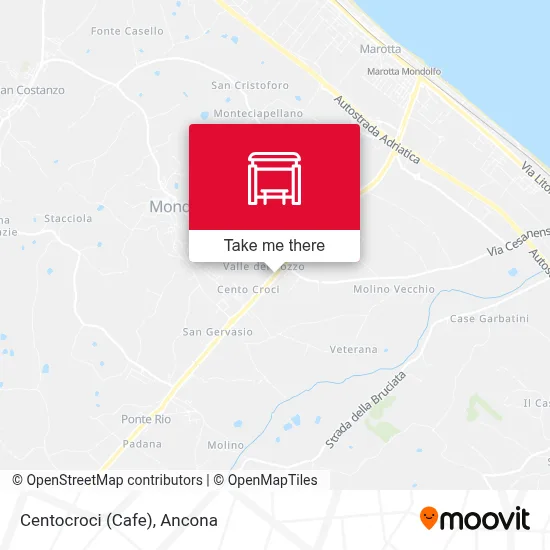 Centocroci (Cafe) map