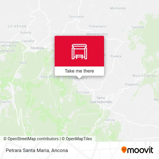 Petrara Santa Maria map