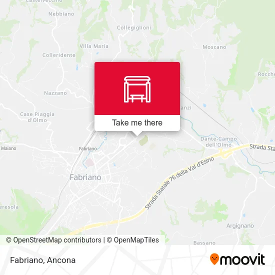 Fabriano map