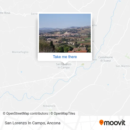 San Lorenzo In Campo map