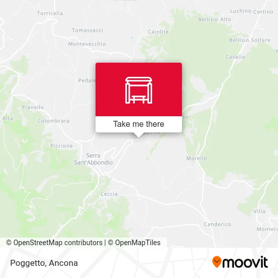 Poggetto map