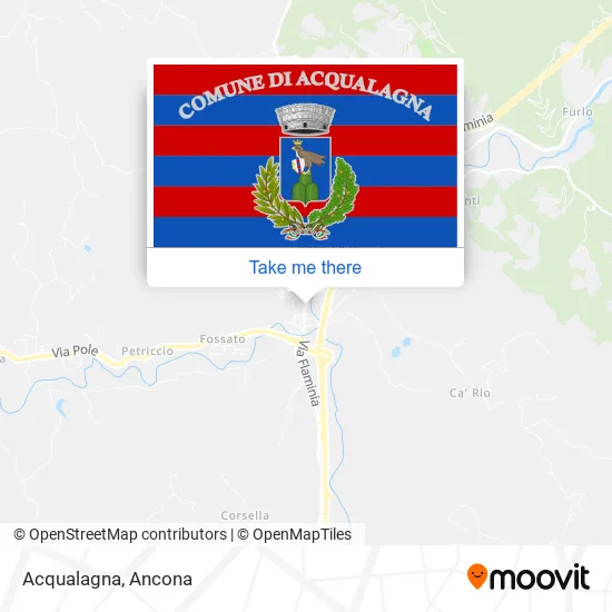 Acqualagna map