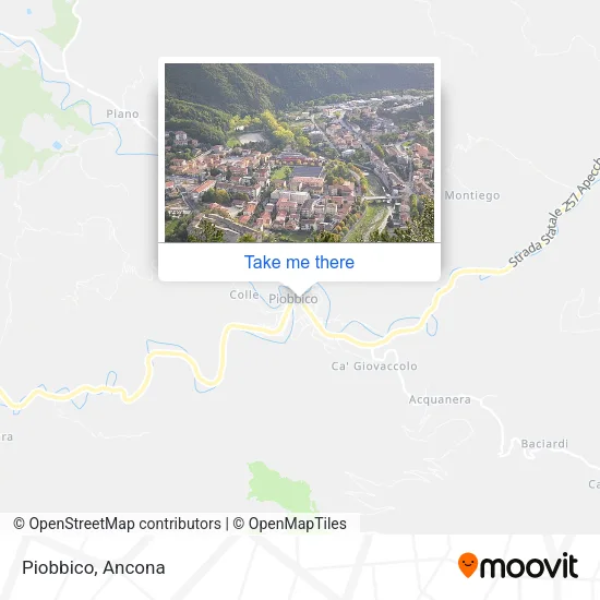 Piobbico map