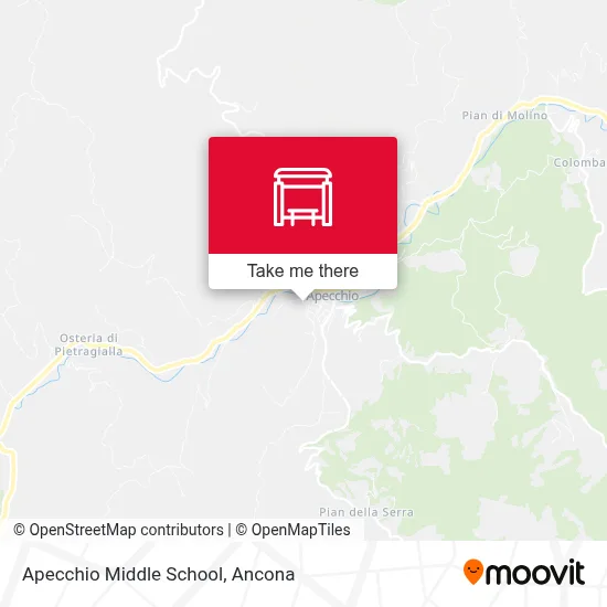 Apecchio Middle School map