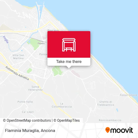 Flaminia Muraglia map