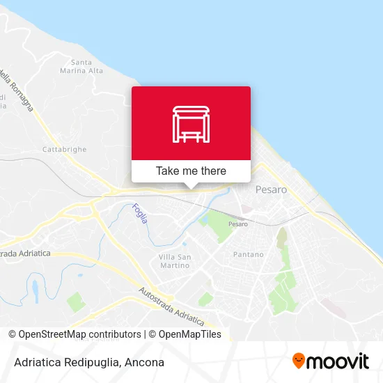 Adriatica Redipuglia map