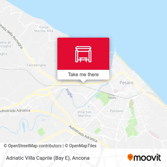 Adriatic Villa Caprile (Bay E) map