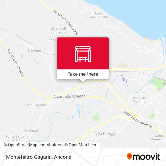 Montefeltro Gagarin map