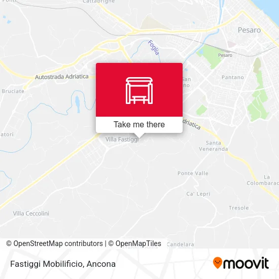 Fastiggi Mobilificio map
