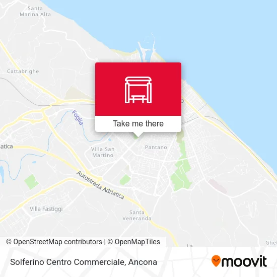 Solferino Centro Commerciale map