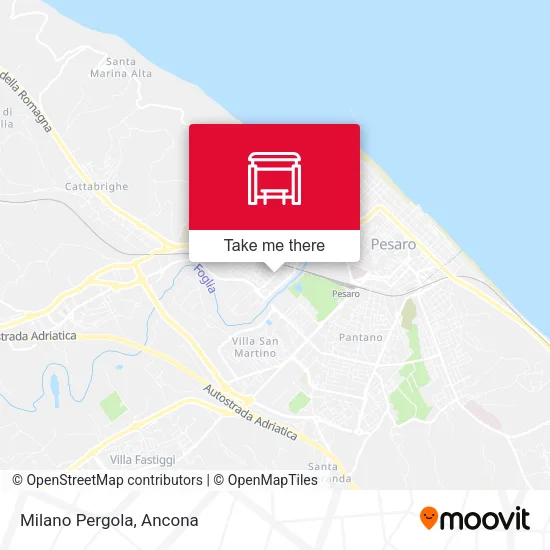 Milano Pergola map